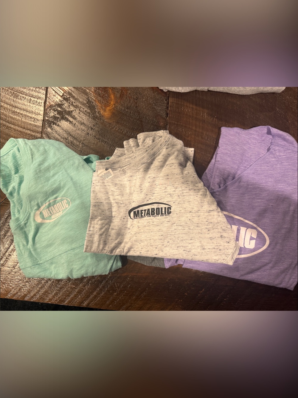 Metabolic Logo Tee Bundle in Mint, Heather Gray & Lavender
